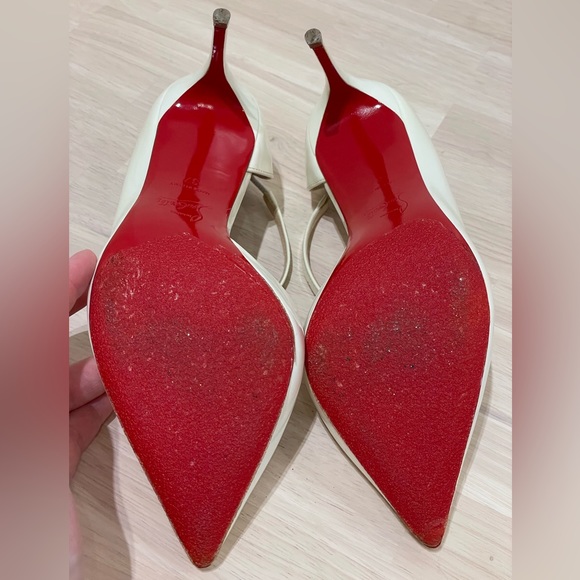 Christian Louboutin - white pumps - size 37 used once - Picture 9 of 13